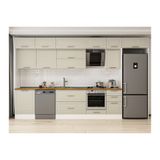 Alvinka 395X240 Cm Klasik Mebran Mutfak Dolabı, Mb E90S60S45 2 Mebran Kumtaşı Suntalam