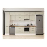 Alvinka 395X240 Cm Klasik Mebran Mutfak Dolabı, Mbb E90B45S60 1 Mebran Kumtaşı Mdf