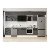 Alvinka 395X240 Cm Mutfak Dolabı, Mb E90S60S45 3 Antrasit Suntalam
