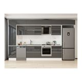Alvinka 395X240 Cm Mutfak Dolabı, Mbb E90B45S60 2 Antrasit Mdf