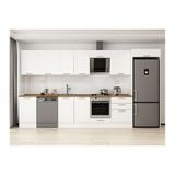 Alvinka 400X222 Cm Klasik Mebran Mutfak Dolabı, Mb E90S50S60 3 Mebran Beyaz Mdf