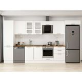 Alvinka 400X222 cm Klasik Mebran Mutfak Dolabı MBB-E90B50S60-3 Beyaz - Suntalam