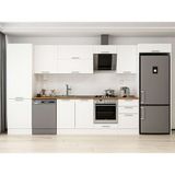 Alvinka 400X222 cm Klasik Mebran Mutfak Dolabı MBB-E90B60S50-2 Beyaz - Suntalam