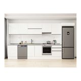 Alvinka 400X222 Cm Mutfak Dolabı, Mb E80S60S60 1 Beyaz Mdf