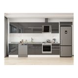 Alvinka 400X222 Cm Mutfak Dolabı, Mb E90S60S50 2 Antrasit Suntalam