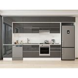 Alvinka 400X240 cm High Gloss Mutfak Dolabı MBB-E90B50S60-1 Antrasit - Suntalam