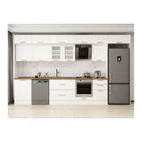 Alvinka 400X240 Cm Klasik Mebran Mutfak Dolabı, Mb E90S60S50 3 Mebran Beyaz Suntalam