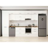Alvinka 400X240 cm Klasik Mebran Mutfak Dolabı MBB-E80B60S60-2 Beyaz - Suntalam