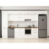 Alvinka 400X240 cm Klasik Mebran Mutfak Dolabı MBB-E90B50S60-1 Beyaz - Suntalam