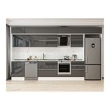 Alvinka 400X240 Cm Mutfak Dolabı, Mb E80S60S60 2 Antrasit Suntalam