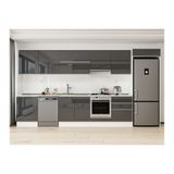 Alvinka 410X222 Cm Mutfak Dolabı, Mb E90S60S60 1 Antrasit Suntalam