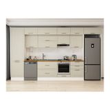 Alvinka 410X240 Cm Klasik Mebran Mutfak Dolabı, Mbb E90B60S60 2 Mebran Kumtaşı Suntalam