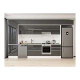 Alvinka 410X240 Cm Mutfak Dolabı, Mbb E90B60S60 1 Antrasit Mdf