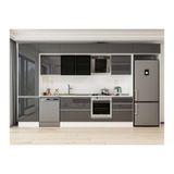 Alvinka 410X240 Cm Mutfak Dolabı, Mbb E90B60S60 3 Antrasit Suntalam