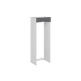 Alvinka Mutfak Modül 100 H222 Cm Buz Dolabı, Antrasit Mdf