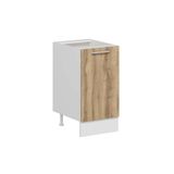 Alvinka Mutfak Modül Duz Alt 1K1R 45 Cm Dolap, Beyaz Dore Mdf