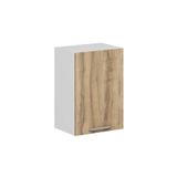 Alvinka Mutfak Modül Duz Üst 1Dk2R 50 H72 Cm Dolap, Beyaz Dore Mdf
