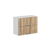 Alvinka Mutfak Modül Duz Üst 2Yk1R 80 H60 Cm Dolap, Beyaz Dore Mdf
