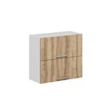 Alvinka Mutfak Modül Duz Üst 2Yk1R 80 H72 Cm Dolap, Beyaz Dore Mdf