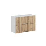 Alvinka Mutfak Modül Duz Üst 2Yk1R 90 H60 Cm Dolap, Beyaz Dore Mdf