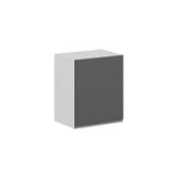 Alvinka Mutfak Modül Hg_J Üst 1Dk1R 50 H60 Cm Dolap, Beyaz Antrasit Mdf