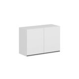 Alvinka Mutfak Modül Hg_J Üst 2Dk1R 90 H60 Cm Dolap, Beyaz Beyaz Mdf