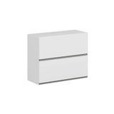Alvinka Mutfak Modül Hg_J Üst 2Yk1R 90 H72 Cm Dolap, Beyaz Beyaz Mdf