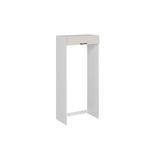 Alvinka Mutfak Modül Mbr_A 100 H222 Cm Buz Dolabı, Beyaz Kumtaşı Mdf