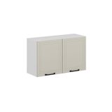 Alvinka Mutfak Modül Mbr_A Üst 2Dk1R 100 H60 Cm Dolap Beyaz Kumtaşı Mdf