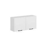 Alvinka Mutfak Modül Mbr_A Üst 2Dk1R 120 H60 Cm Dolap Beyaz Beyaz Mdf