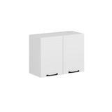 Alvinka Mutfak Modül Mbr_A Üst 2Dk1R 80 H60 Cm Dolap Beyaz Beyaz Mdf