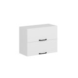Alvinka Mutfak Modül Mbr_A Üst 2Yk1R 80 H60 Cm Dolap Beyaz Beyaz Mdf