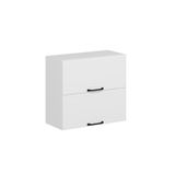 Alvinka Mutfak Modül Mbr_A Üst 2Yk1R 80 H72 Cm Dolap Beyaz Beyaz Mdf