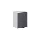 Alvinka Mutfak Modül Mbr_B Üst 1Dk1R 45 H60 Cm Dolap Beyaz Antrasit Mdf