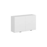 Alvinka Mutfak Modül Mbr_B Üst 2Dk1R 120 H72 Cm Dolap Beyaz Beyaz Mdf