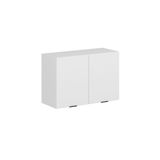 Alvinka Mutfak Modül Mbr_B Üst 2Dk1R 90 H60 Cm Dolap Beyaz Beyaz Mdf