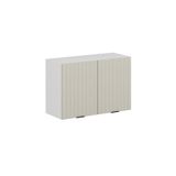 Alvinka Mutfak Modül Mbr_B Üst 2Dk1R 90 H60 Cm Dolap Beyaz Kumtaşı Mdf