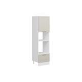 Alvinka Mutfak Modül Mbr_C 60 H222 Cm Boy Ankastre Dolabı, Kumtaşı Mdf