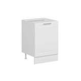 Alvinka Mutfak Modül Mbr_C Alt 1K1R 60 Cm Dolap, Beyaz Beyaz Mdf