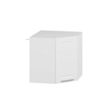 Alvinka Mutfak Modül Mbr_C Üst 1Dk1R 60 H60 Cm Köşe Dolap, Beyaz Beyaz Mdf