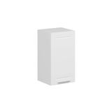 Alvinka Mutfak Modül Mbr_C Üst 1Dk2R 40 H72 Cm Dolap, Beyaz Beyaz Mdf