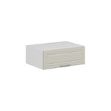 Alvinka Mutfak Modül Mbr_C Üst 1Yk 80 H30 Cm Yuk Dolap, Beyaz Kumtaşı Mdf