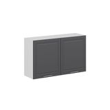 Alvinka Mutfak Modül Mbr_C Üst 2Dk1R 100 H72 Cm Dolap Antrasit Mdf