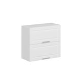 Alvinka Mutfak Modül Mbr_C Üst 2Yk1R 80 H72 Cm Dolap, Beyaz Beyaz Mdf