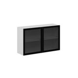 Alvinka Mutfak Modül Üst 2Dk1R 100 H72 Cm Dolap Cam Mdf