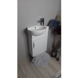ALVİT Mini Wc Banyo Dolabı Lavabo Dahil