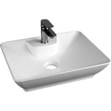 Alvit Tezgah Üstü Set Üstü Lavabo 40*52 Delikli Quarter Bath Smooth Line