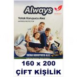 Always Alez Çift Kişilik Yatak Koruyucu 160x200 cm