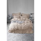 Always Çarşafı Lastikli Çift Kişilik Nevresim Takımı - 200 x 220 cm - Açık Kahverengi