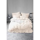 Always Çarşafı Lastikli Çift Kişilik Nevresim Takımı - 200 x 220 cm - Krem